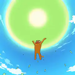 Sock Monkey Reaching for the Sun
