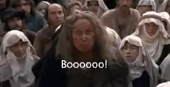 Hagrid booing in Harry Potter