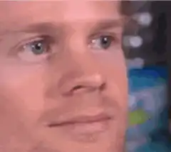 man winking at camera