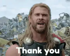 Thor saying thank you