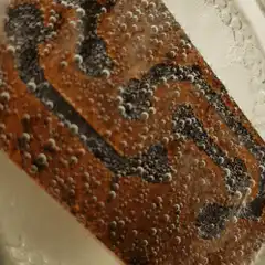 Rusty metal with bubbles