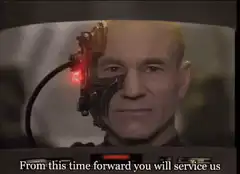 Locutus of Borg says service us