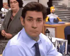 Jim Halpert pouting face