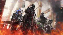 Call of Duty Zombies characters in fire