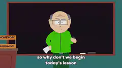 Mr. Mackey teaches about Rome