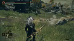 Elden Ring player defeats enemy with red magic