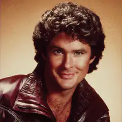 David Hasselhoff laser eyes