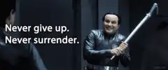 Dr. Evil Never Give Up Never Surrender