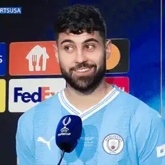 Yeray looking skeptical at press conference