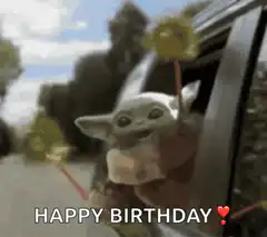 Baby Yoda Happy Birthday