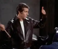 Grease Danny Zuko Thumbs Up