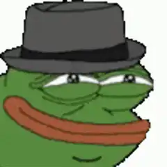 Pepe the Frog tipping his hat