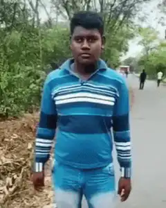 Man doing hand magic trick
