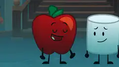 Apple and Marshmallow talking