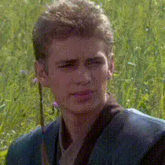Anakin and Padmé awkward smile exchange