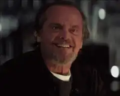 Jack Nicholson creepy smile