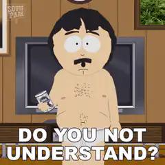 South Park man holding beer asks do you not understand