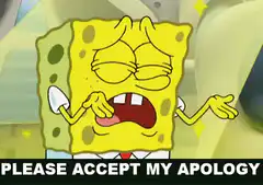 SpongeBob Please Accept My Apology