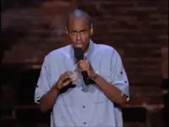 Dave Chappelle talking on stage