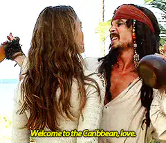 Jack Sparrow Welcome to the Caribbean