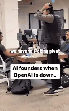 AI founders when OpenAI is down