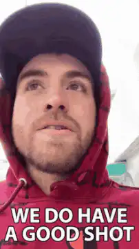 Man in red hoodie says we do have a good shot of going far