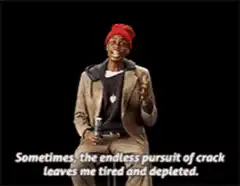 Comedian tired and depleted