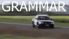 Grammar Police car drifting