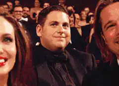 Jonah Hill gives a thumbs up