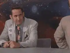 Jim Halpert screaming in space