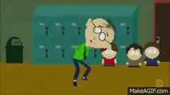 Mr. Mackey faints in South Park