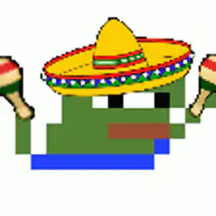 Pepe playing maracas