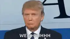 Donald Trump Well Duhhh