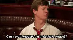 Jim Halpert asks for the check
