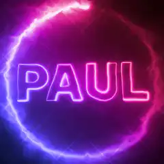 Neon Paul energy circle