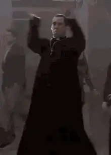 priest dancing at a party