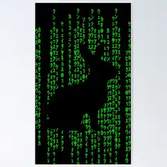 green matrix-style code rain