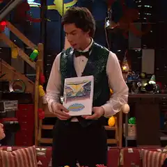 Spencer shows pudding sign