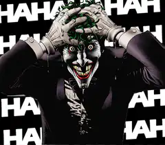 Joker laughing maniacally