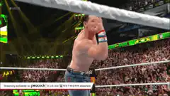 John Cena clapping in the ring