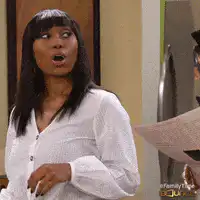 Woman shocked wow