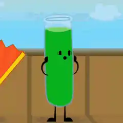 Test Tube character dancing