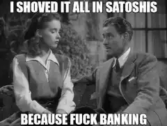 I Shoved It All In Satoshis Because Fuck Banking