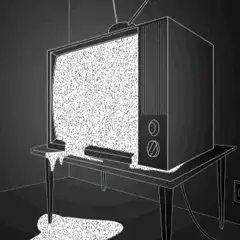 Melting TV with static