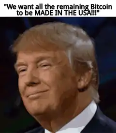 Donald Trump Bitcoin Made in USA
