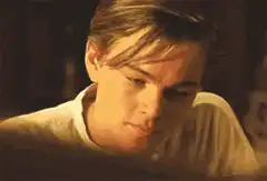 Leonardo DiCaprio smirking