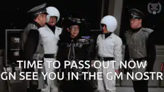 Stormtroopers pass out in the Millennium Falcon