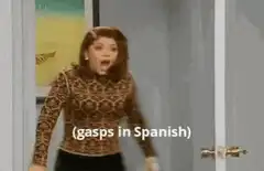 Valerie Bertinelli gasps in Spanish