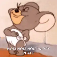 Jerry the Mouse Nom Nom Nom Happy Place