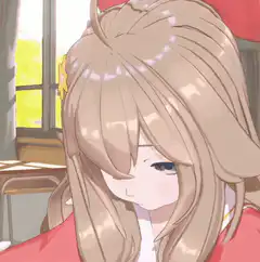 anime girl opening eyes